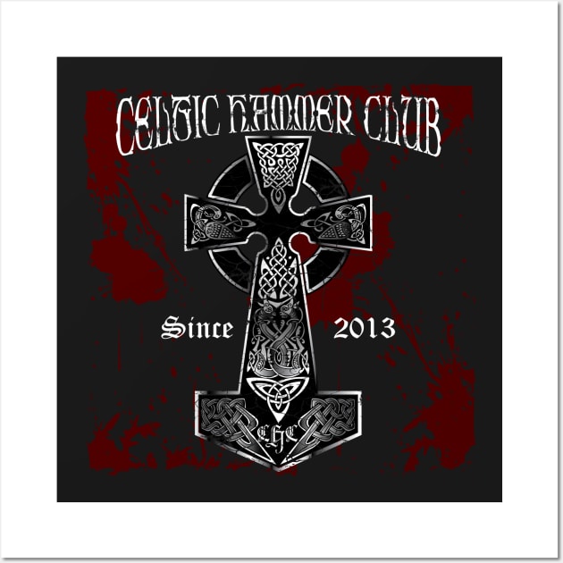 Celtic Cross - Viking Hammer Wall Art by celtichammerclub